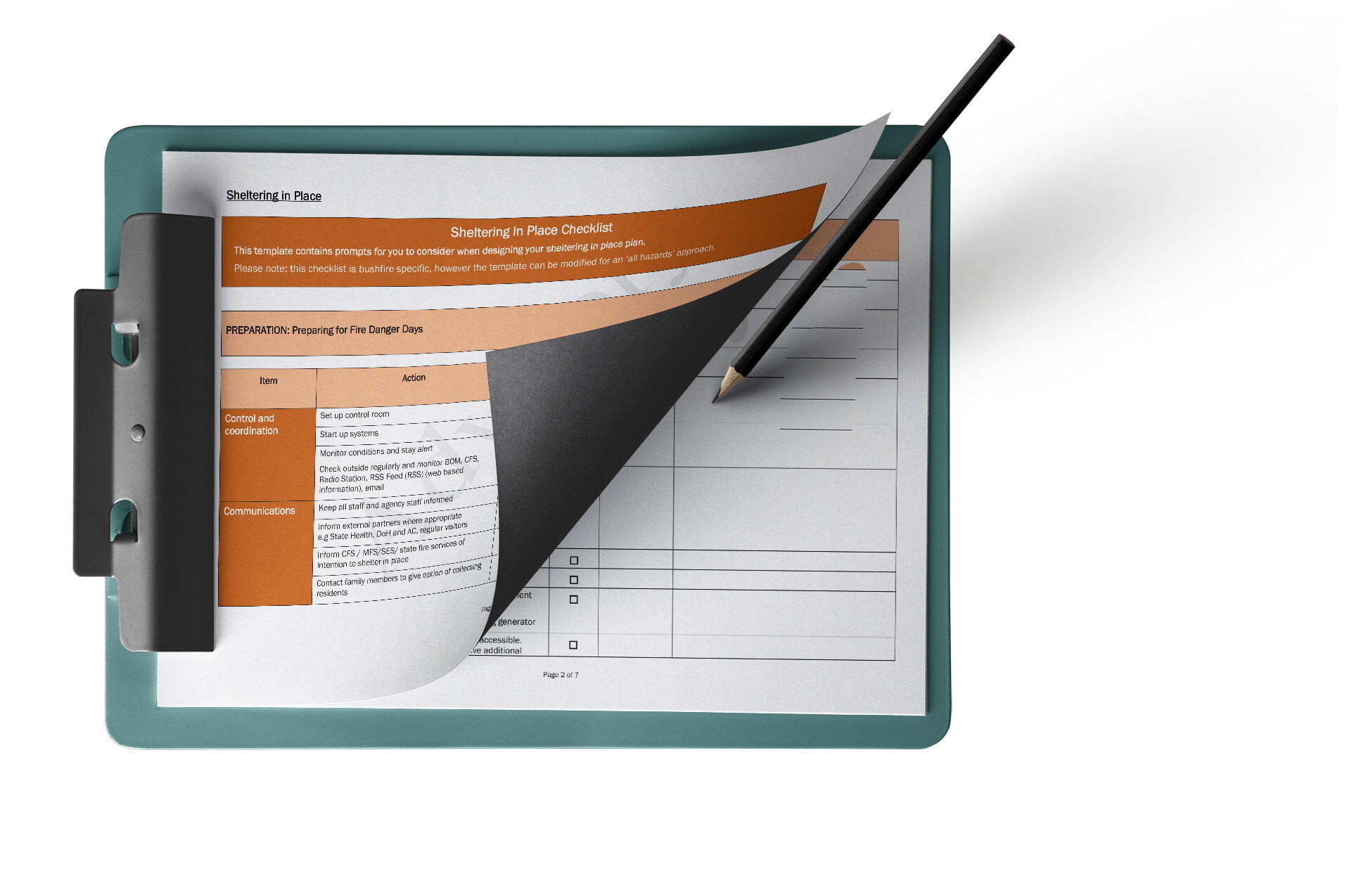Sheltering in Place Checklist
