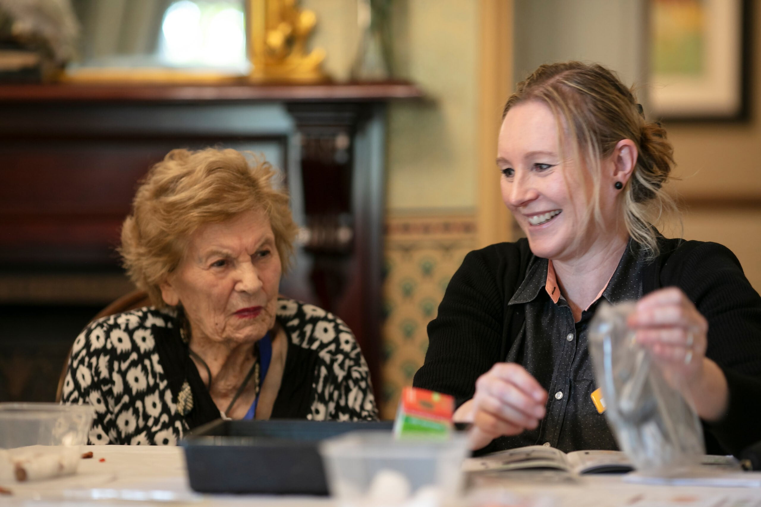 The Agriculture session with residents.