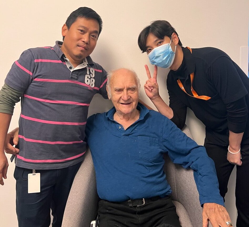 Ron - BSL with staff members