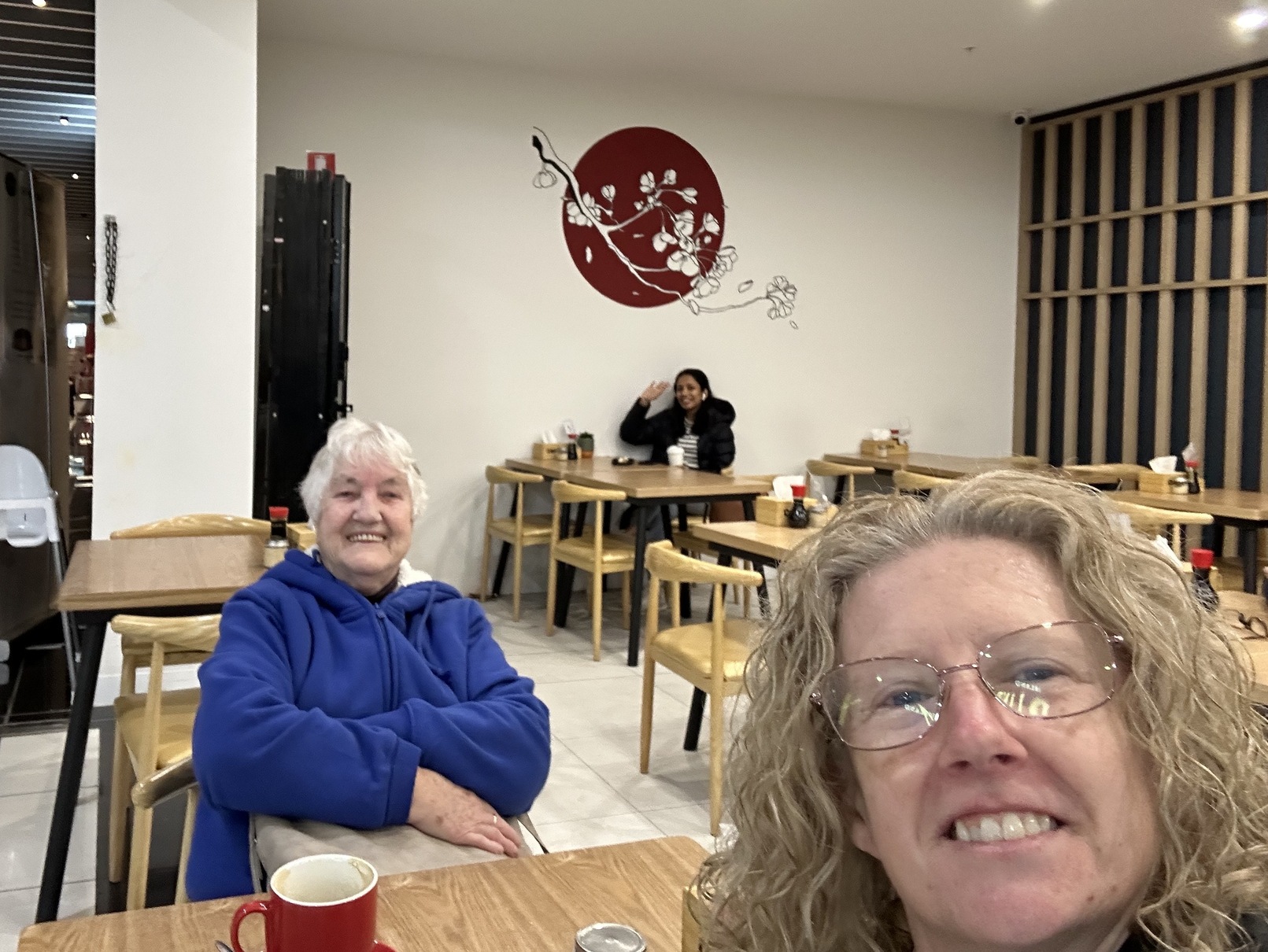 Carer Lisa Wells with her client